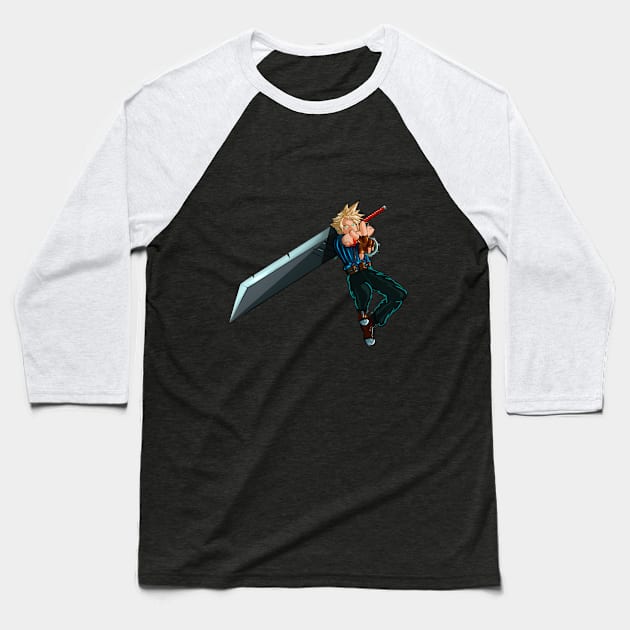 Spikey Boy Baseball T-Shirt by Oranartstudio 